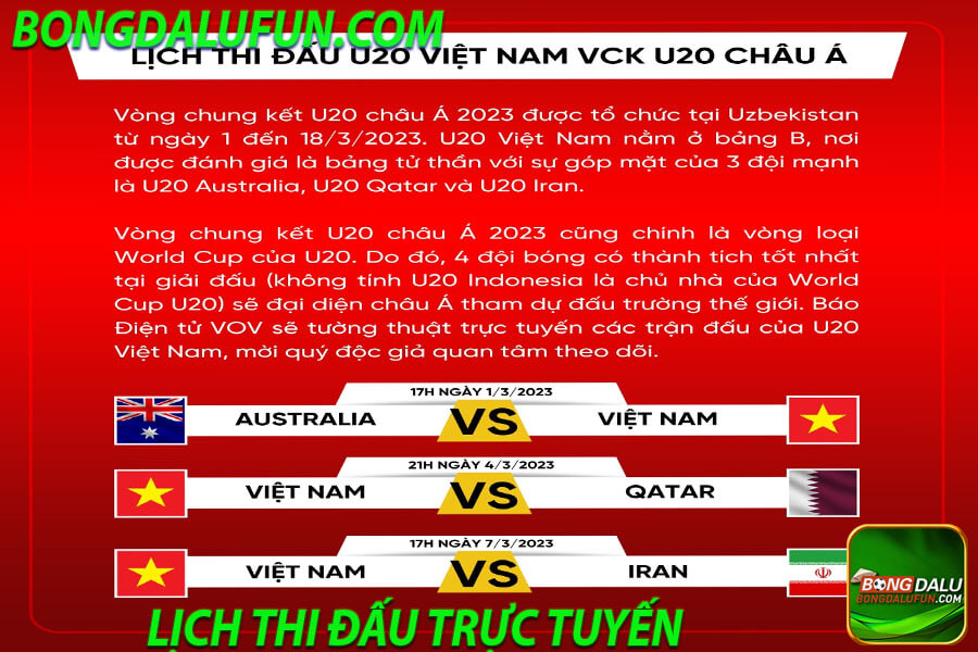 lịch thi đấu