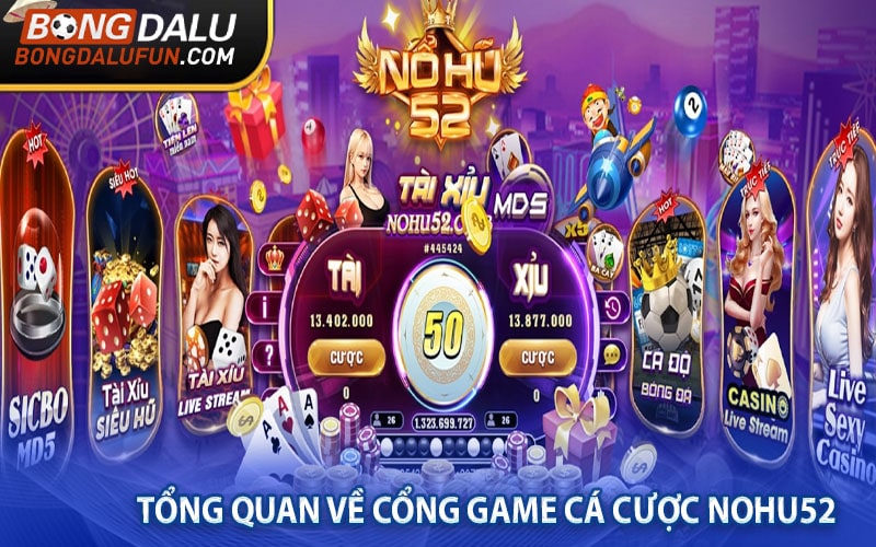 Tổng quan về cổng game cá cược Nohu52