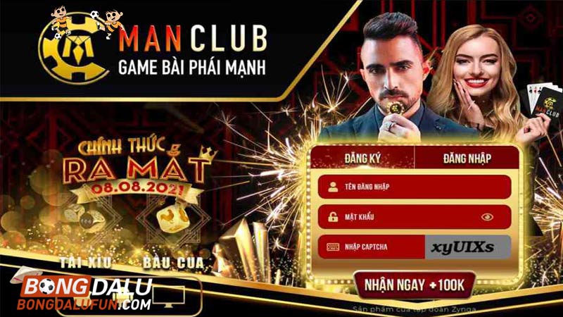 Manclub - Hướng dẫn đăng nhập manclub - Manclub link nhận 100k