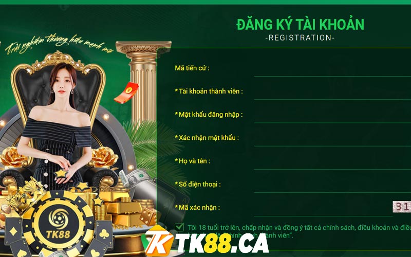 Cách thực hiện đăng ký TK88 chuẩn nhất