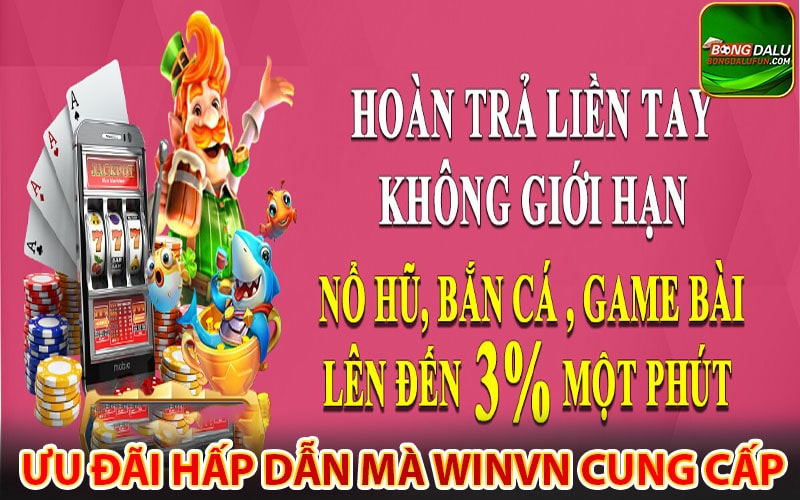 Chương trình ưu đãi hấp dẫn mà winvn cung cấp