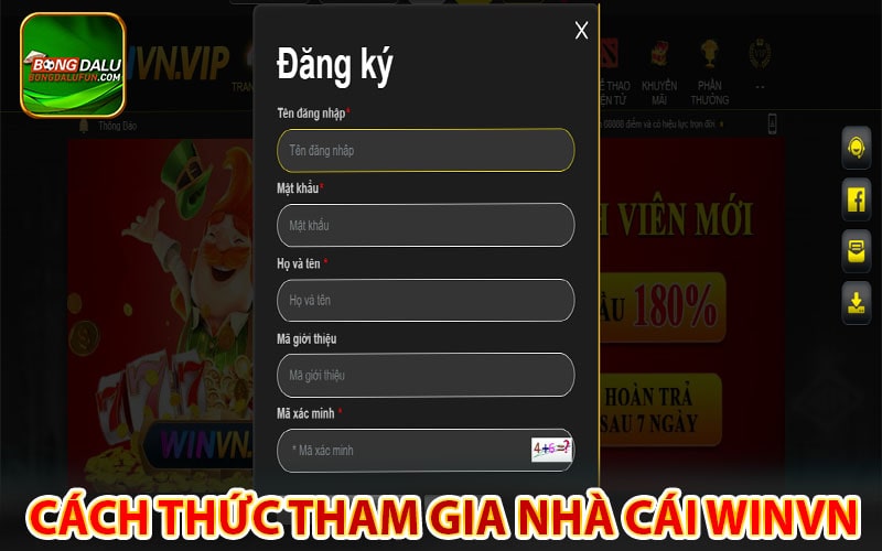 Hướng dẫn phương thức tham gia nhà cái winvn