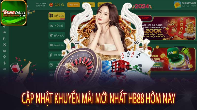 Cập nhật khuyến mãi mới nhất Hb88 hôm nay