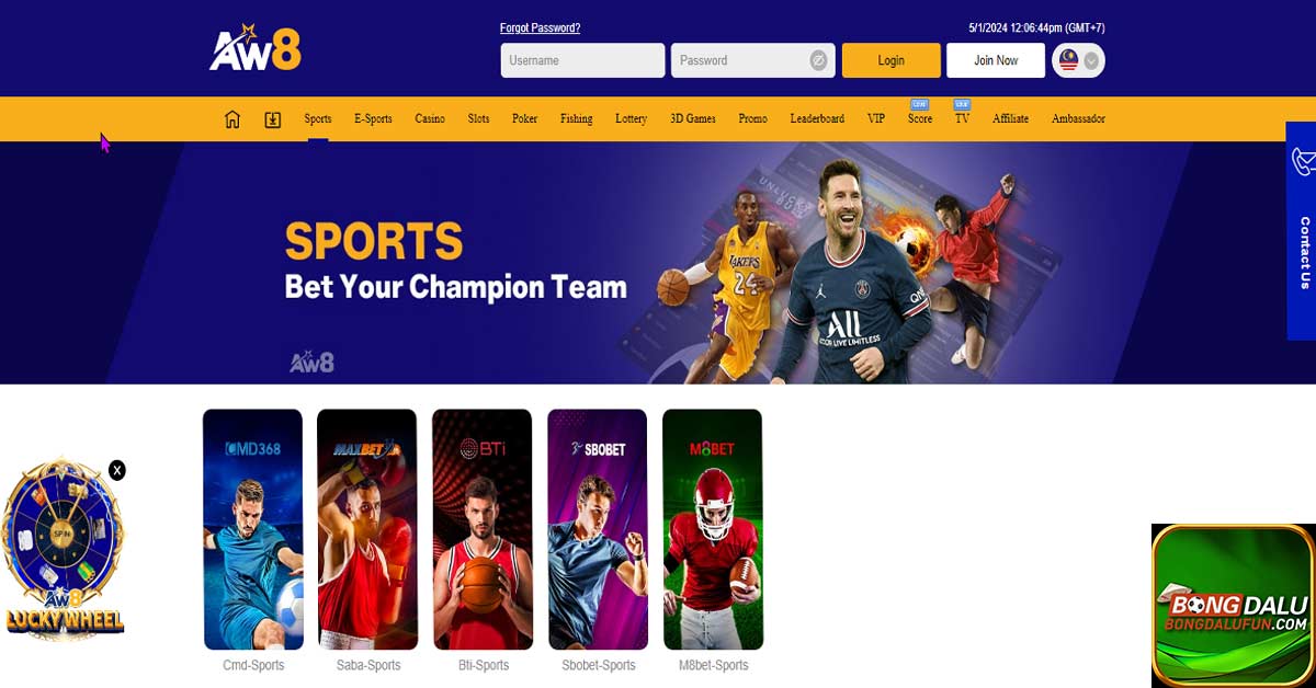 Cổng game quốc tế uy tín Aw8